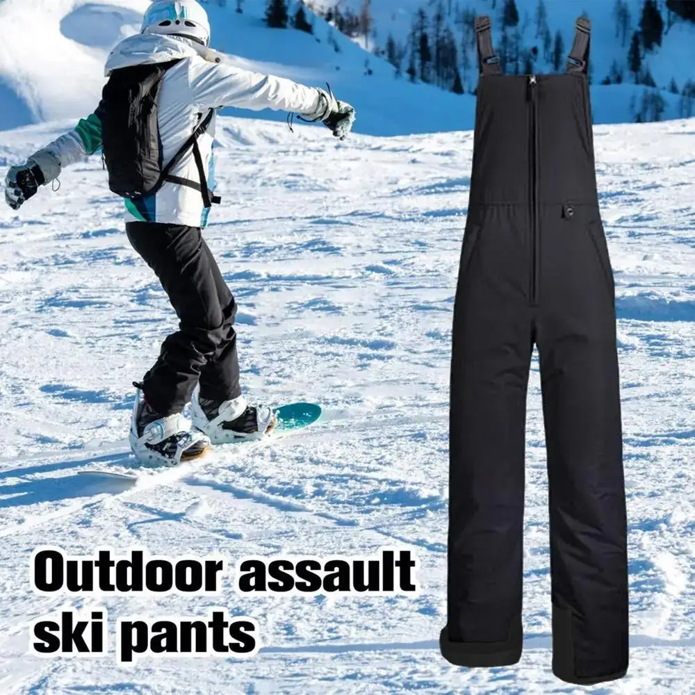 Snowboarding Bibs Snowboarding Overalls Winter Bibs Comfortable Waterproof Thickened Winter Overalls Snow Bibs Insulated