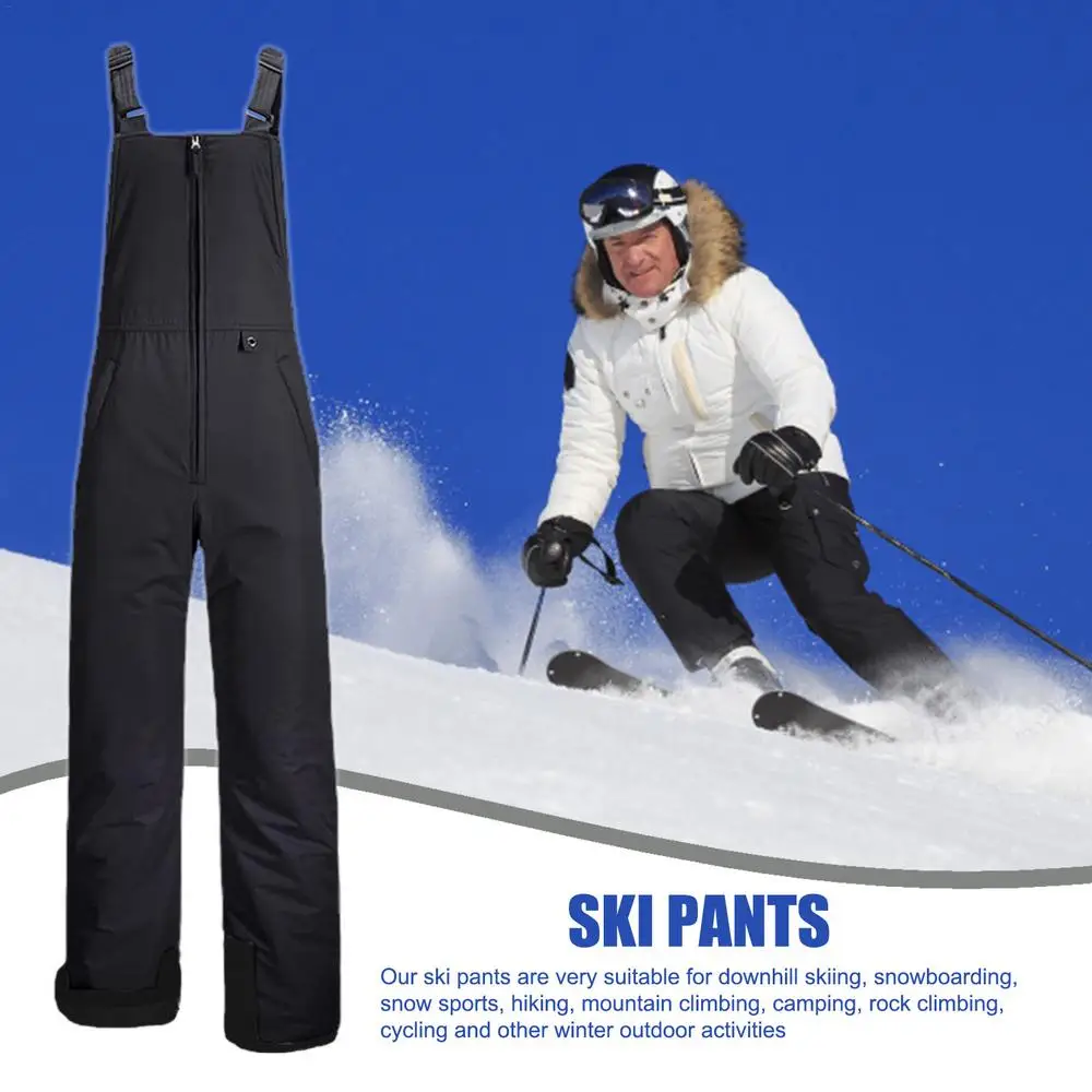 Snowboarding Bibs Snowboarding Overalls Winter Bibs Comfortable Waterproof Thickened Winter Overalls Snow Bibs Insulated