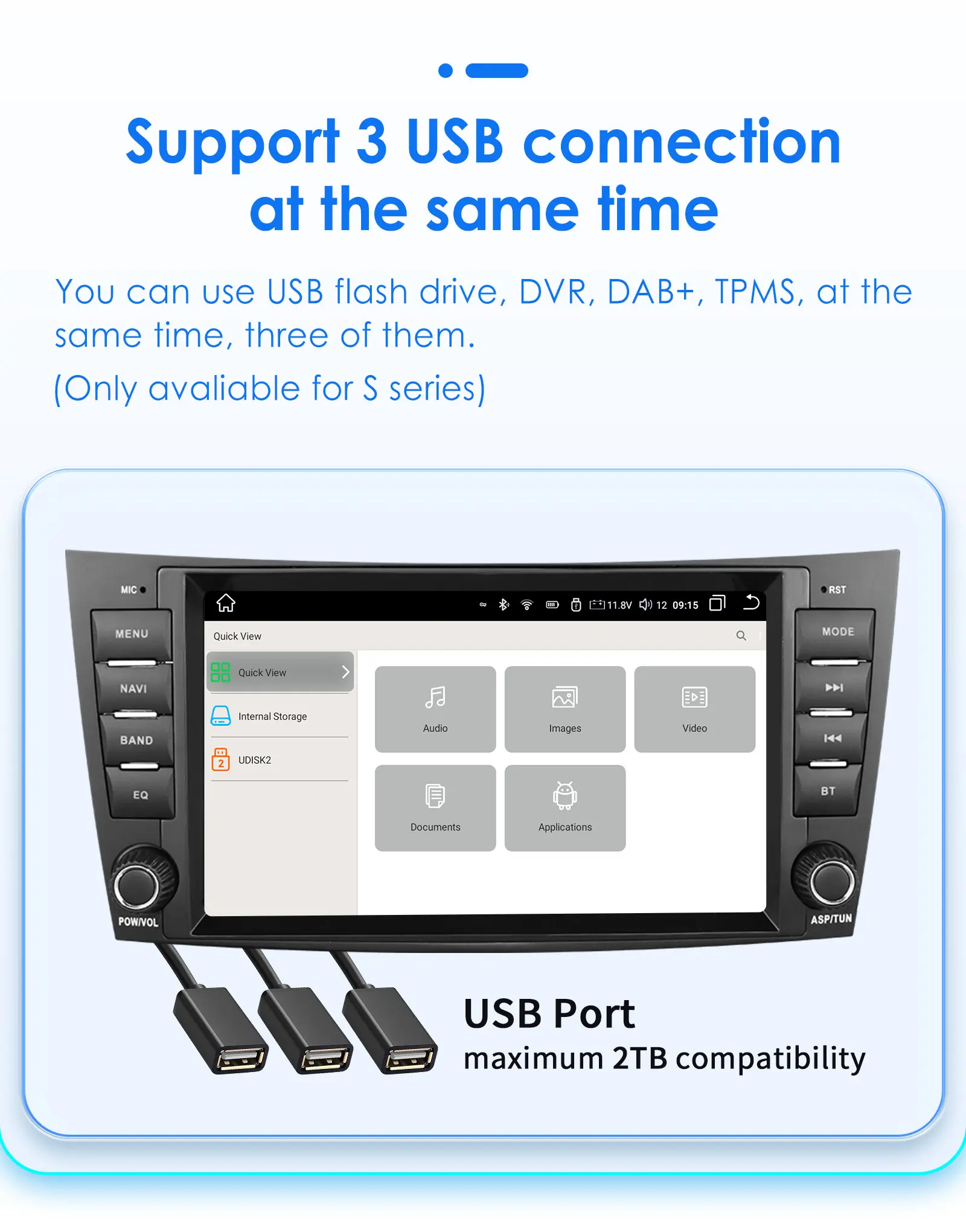 Hizpo 8" Car Radio Stereo For Benz E-Class W211 2002-2009 CLS-CLK-G-Class W463 W209 W219 GPS Navi AI Carplay Multimidia Player