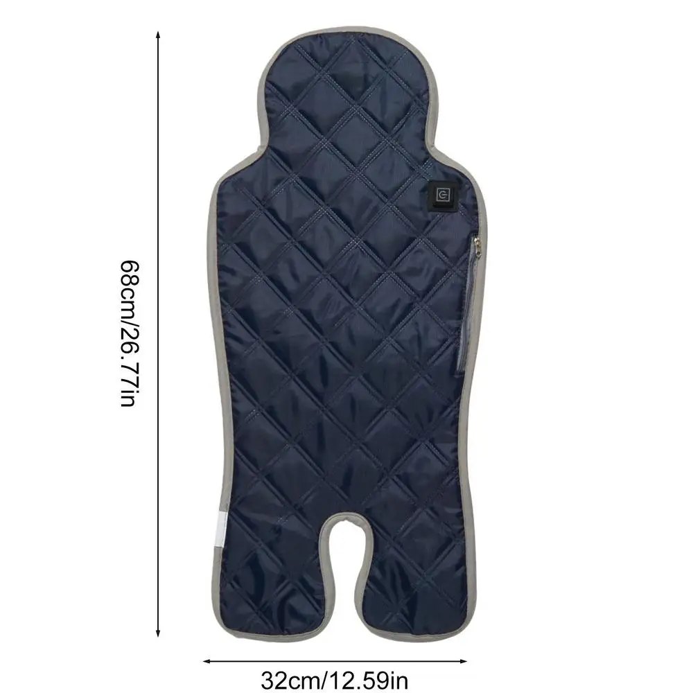 Winter Auto Car Seat Cover Mat For Baby Kids Children Warm Seat Heating Pad USB Universal Accessories Automobiles Seat Covers