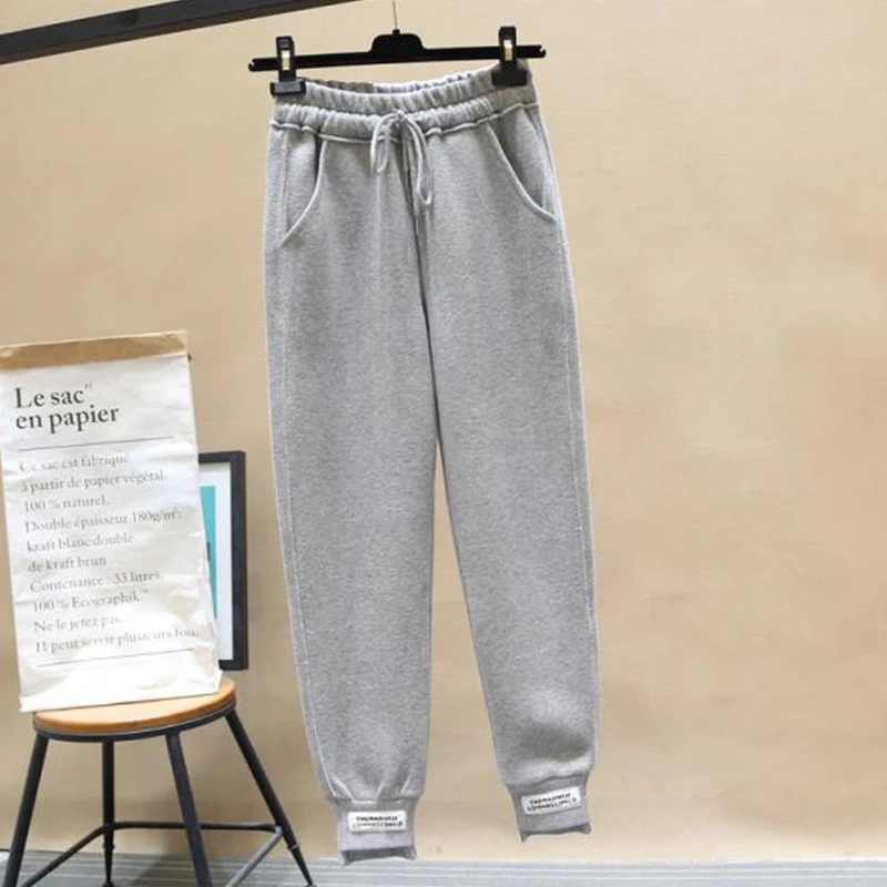 Sweatpants Women Baggy Gray Sports Pants Joggers Wide Leg Oversized Streetwear High Waisted Trousers Women 2023 New