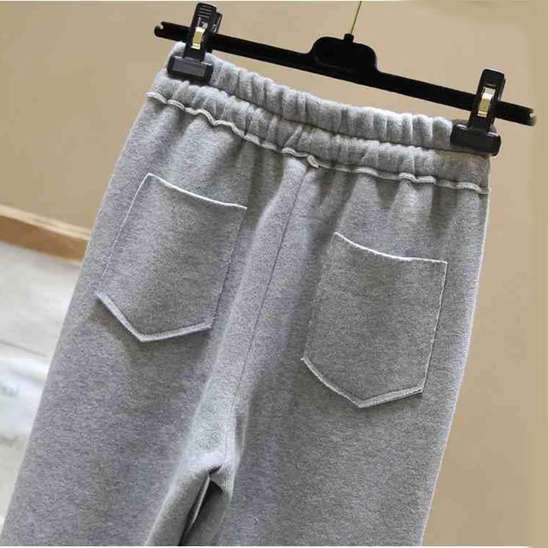 Sweatpants Women Baggy Gray Sports Pants Joggers Wide Leg Oversized Streetwear High Waisted Trousers Women 2023 New