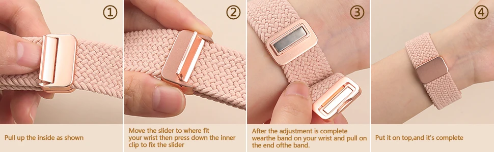 Braided Band For Samsung Galaxy Watch 6 4 classic/5 Pro 45mm 47mm 43mm 44mm 40mm No Gaps correa bracelet Galaxy watch 6 strap
