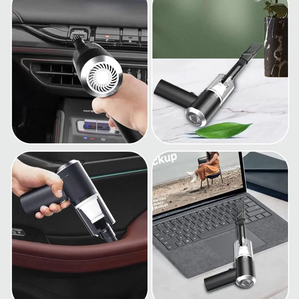 5500Pa ABS Auto Handheld Vacuum Cleaner, Car Accessories Novelties, Powerful Wireless Car Vacuum Cleaner, Car Gadgets, 1200mAh