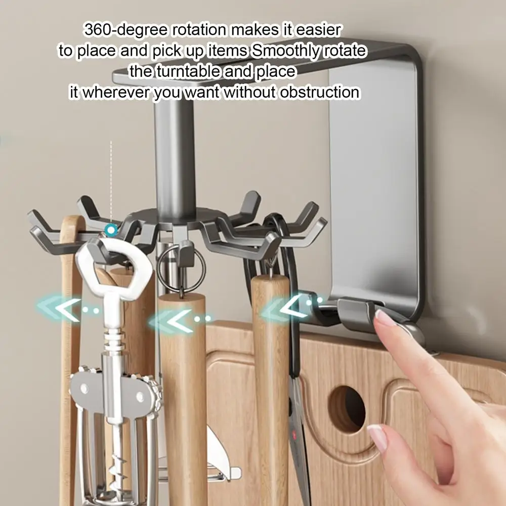 Hanging Hooks kitchen and Storage Organizer Gadgets Shelf Organizer Housekeeper on Wall Cutting Board Spatula Spoon Knife Rack