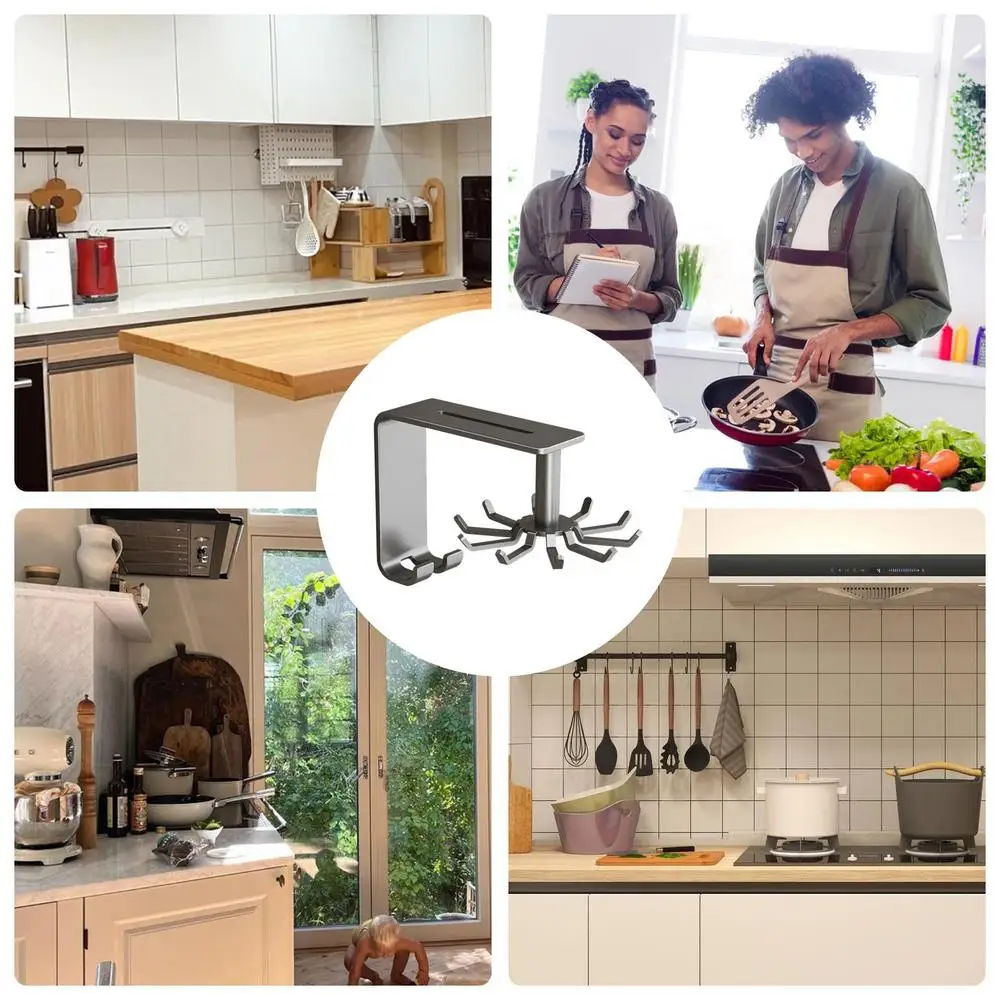 Hanging Hooks kitchen and Storage Organizer Gadgets Shelf Organizer Housekeeper on Wall Cutting Board Spatula Spoon Knife Rack