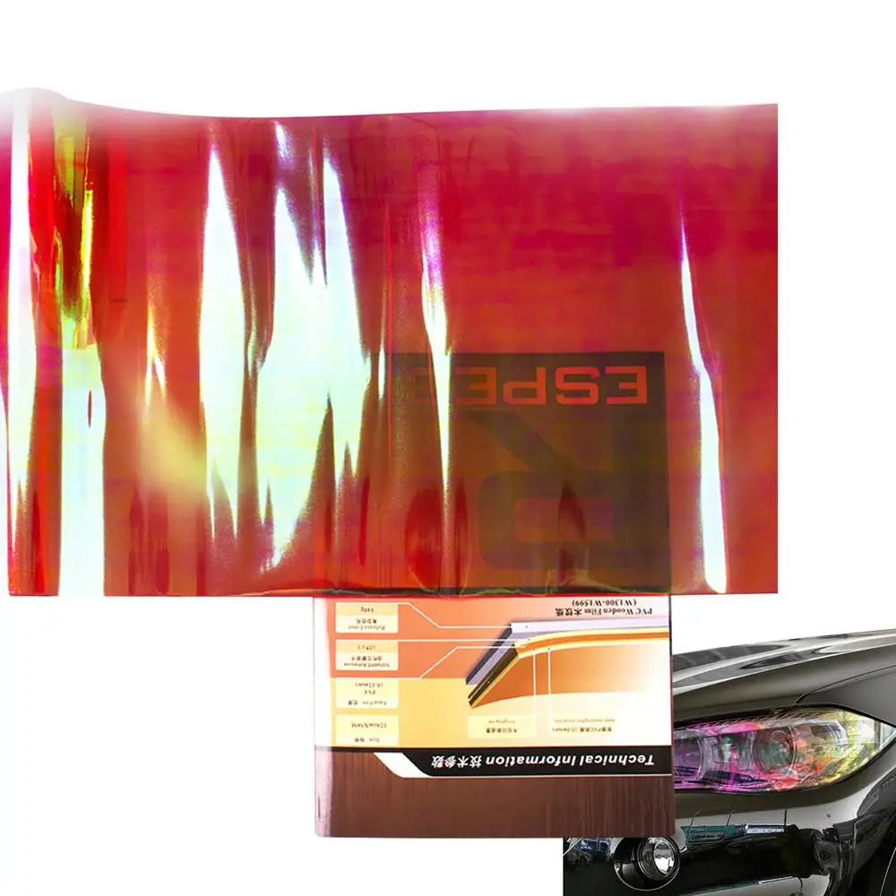 Taillight Tint Car Light Tint Film Headlights Color Films Car Light Tint Film 11.8x70.8in Color Films For Fog & Tail Lights Self