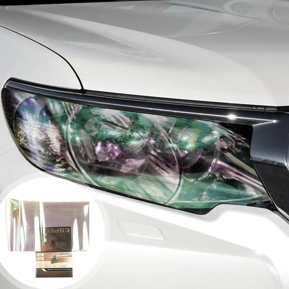 Taillight Tint Car Light Tint Film Headlights Color Films Car Light Tint Film 11.8x70.8in Color Films For Fog & Tail Lights Self