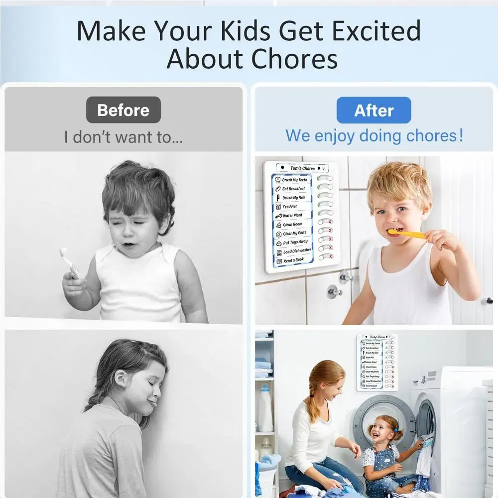 Chore Chart Kids Routine Chart To Do List Board Chores Chart Safe Responsibility Chart Chore Chart For Kids Shopping Lists Task
