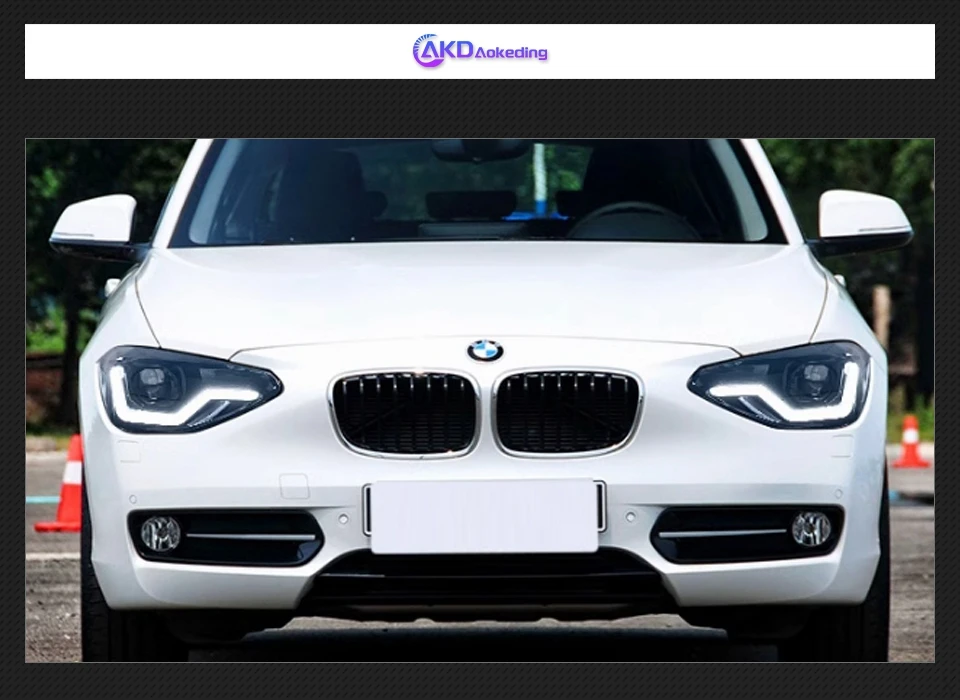 Car Lights for BMW F20 2012-2015 116i 120i LED Auto Headlights Assembly Upgrade Bifocal Lens Dynamic Lamp Exterior Accessories