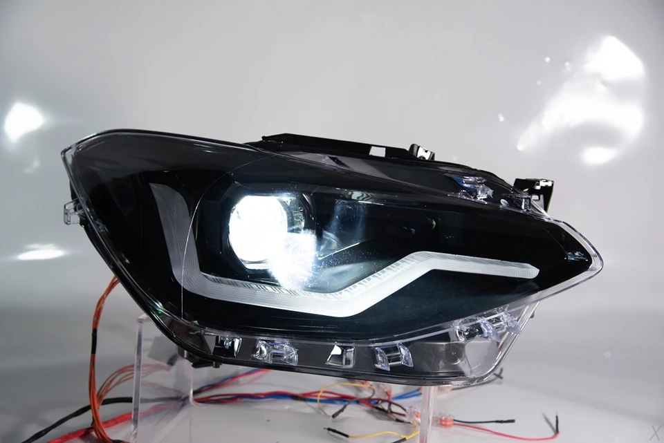 Car Lights for BMW F20 2012-2015 116i 120i LED Auto Headlights Assembly Upgrade Bifocal Lens Dynamic Lamp Exterior Accessories