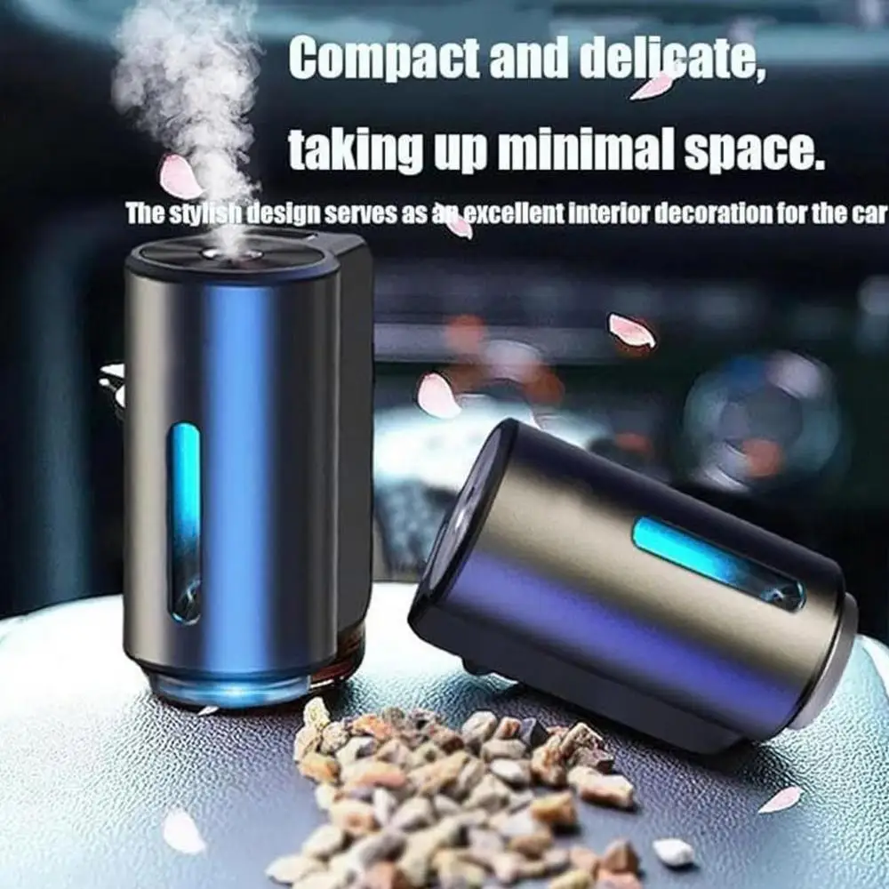 Car Air Diffuser Smart Car Aromatherapy Machine Intelligent Air Freshener Diffuser 3 Adjustable Scent Levels Aromatherapy Oils