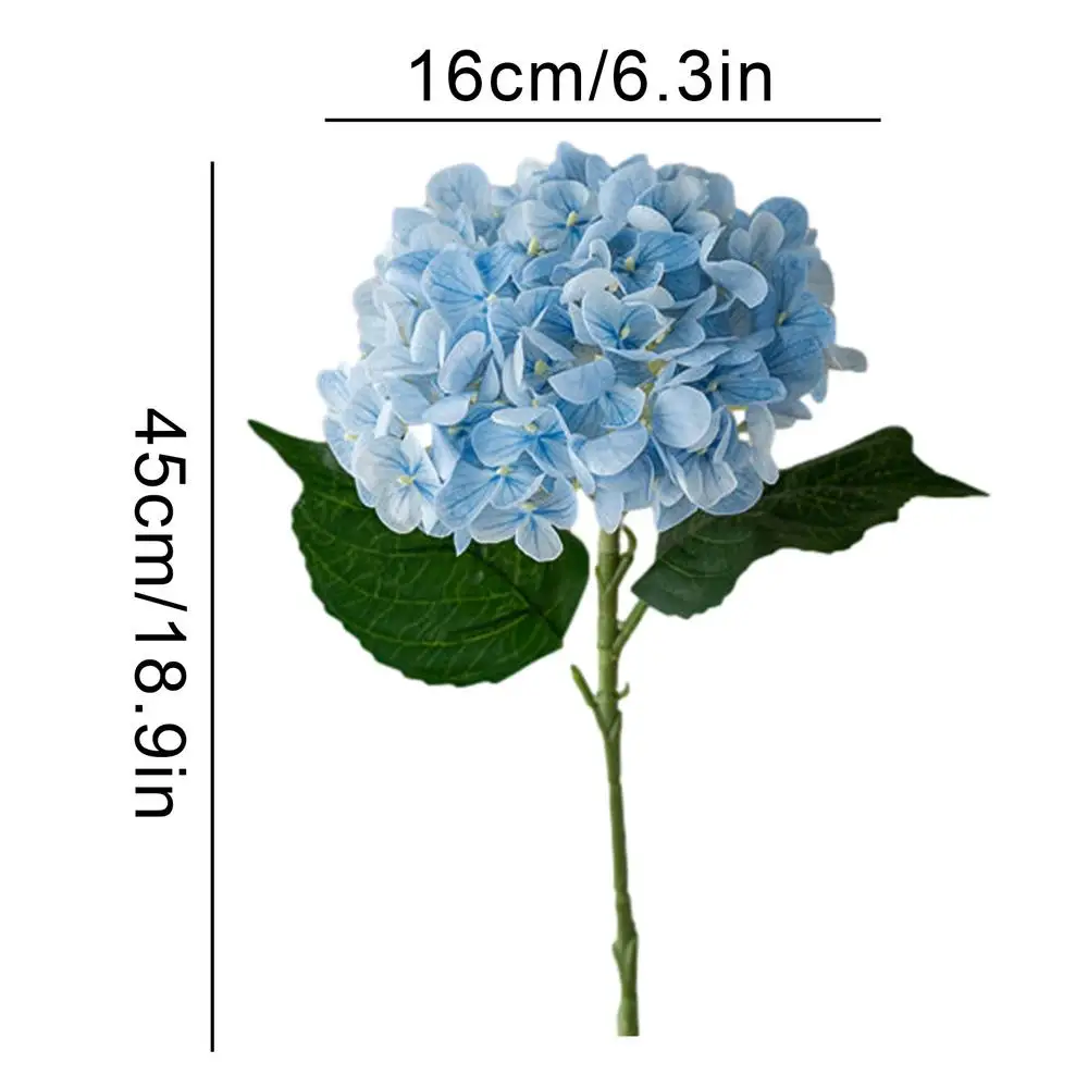 Artificial Flowers Silk Hydrangea Bouque for Wedding Home Party Living Room Table Decoration Accessories