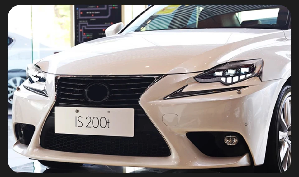 AKD Head Lamp for Lexus is is250 LED Headlight 2013-2016 Headlights is300 DRL Turn Signal High Beam Angel Eye Projector Lens