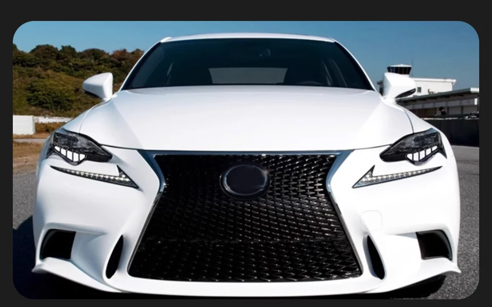 AKD Head Lamp for Lexus is is250 LED Headlight 2013-2016 Headlights is300 DRL Turn Signal High Beam Angel Eye Projector Lens