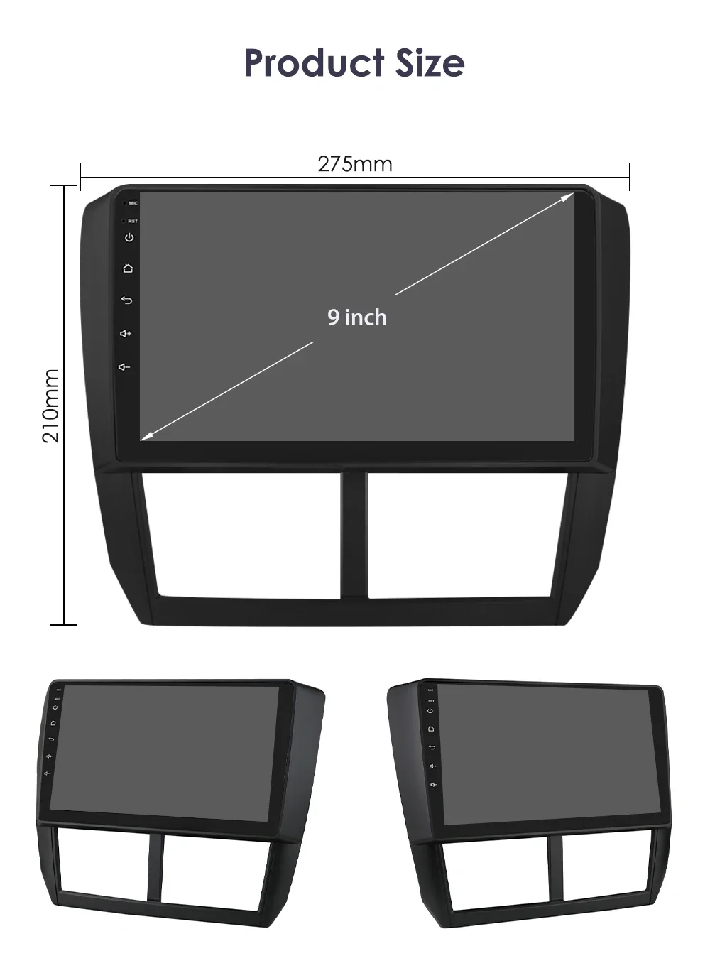 Android Car Radio for Subaru Forester 2008-2012 for Impreza wrx Auto Multimedia Player 2din Carplay Head Unit 7862 DSP WIFI