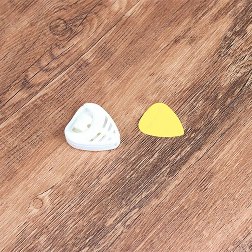 Stick-On Guitar Pick Holder Stick-On Picks Clip Case Double-Sided Tape Design Storage Tool For Electric Guitar Acoustic Guitar