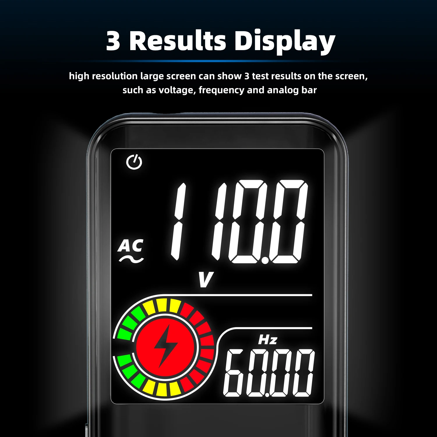 BSIDE Professional Digital Multimeter Smart 9999 EMF Multitester DC AC Voltage Capacitor Ohm Diode Live Electric Tester USB Char