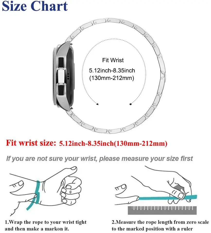 20mm 22mm Band for Samsung Galaxy Watch 4/5/6/Classic/Pro 40 44mm Diamond Stainless steel bracelet correa Huawei GT 2e/3/4 strap