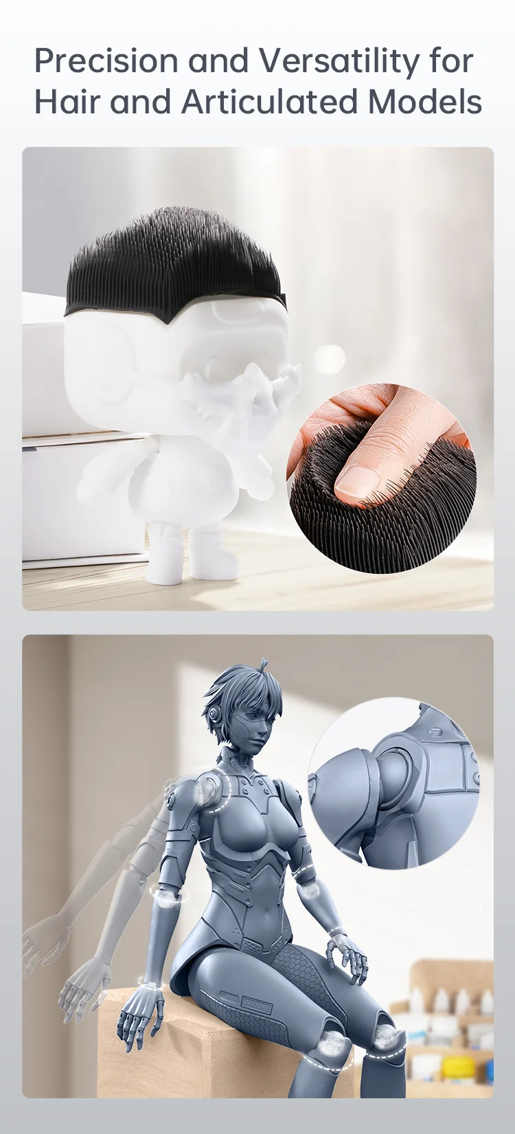 ANYCUBIC Tough Resin Ultra Strong Impact Resistance Flexible with Excellent Rebound Low-Odor For Photon Mono 2 LCD Printers