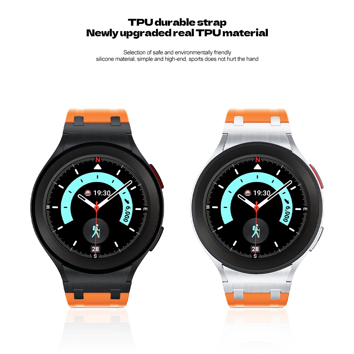 No Gaps Silicone Strap for Samsung Galaxy Watch 6 5 4 40mm 44mm 6 Classic 43mm 47mm Sports Soft Bracelet for 5Pro 45mm Watchbnad
