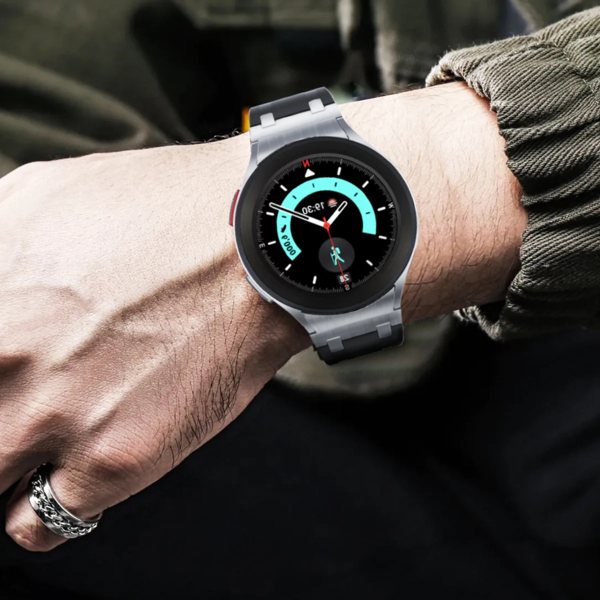 No Gaps Silicone Strap for Samsung Galaxy Watch 6 5 4 40mm 44mm 6 Classic 43mm 47mm Sports Soft Bracelet for 5Pro 45mm Watchbnad
