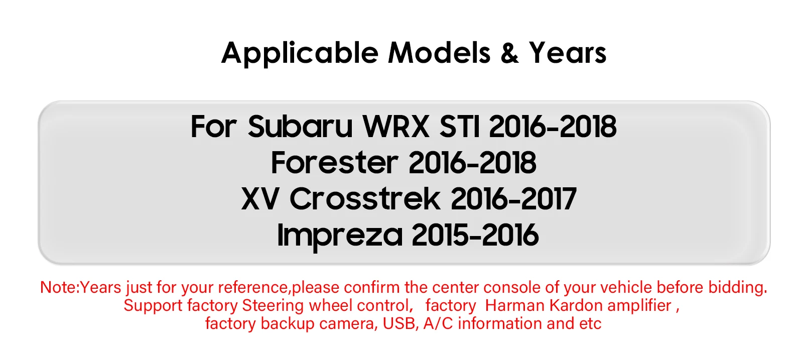 Hizpo Android 14 Radio For Subaru Forester WRX and STI XV Crosstrek Impreza 2015 2016 - 2018 Stereo Car GPS Player 2din Carplay