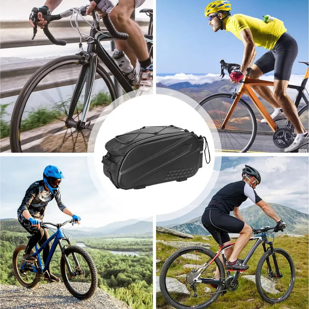 10L Bike Frame Bag Cycling Bag Bicycle Pouch Storage Organizer Water Bottle Holder Waterproof Bicycle Bag Bike Pack Frame Bag