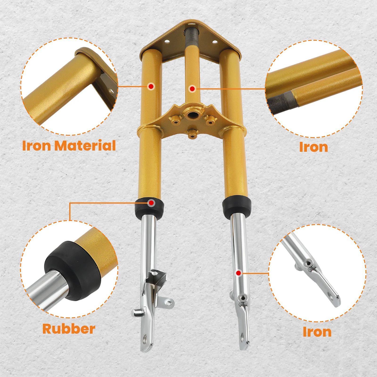 New Front Forks Shock Suspension Assembly for Honda 50 XR50 CRF50 2004-2014 for XR50 CRF50 50cc 70cc 90cc 110cc