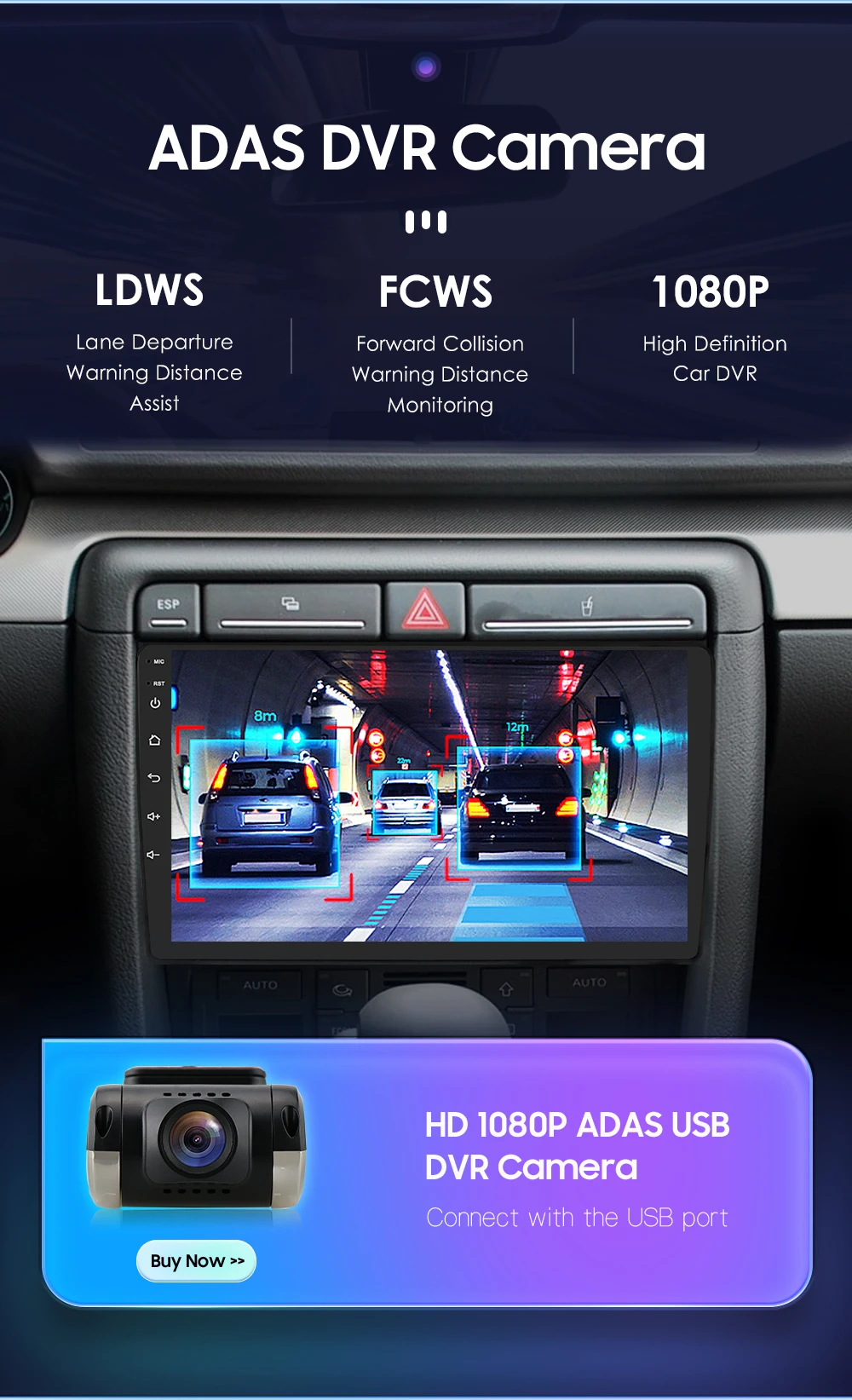 Hizpo AI Voice Radio For Audi A4 2000-2009 S4 B6 B7 RS4 Seat Exeo RS4 Car Multimedia GPS 2din Wireless CarPlay Android Auto 7862