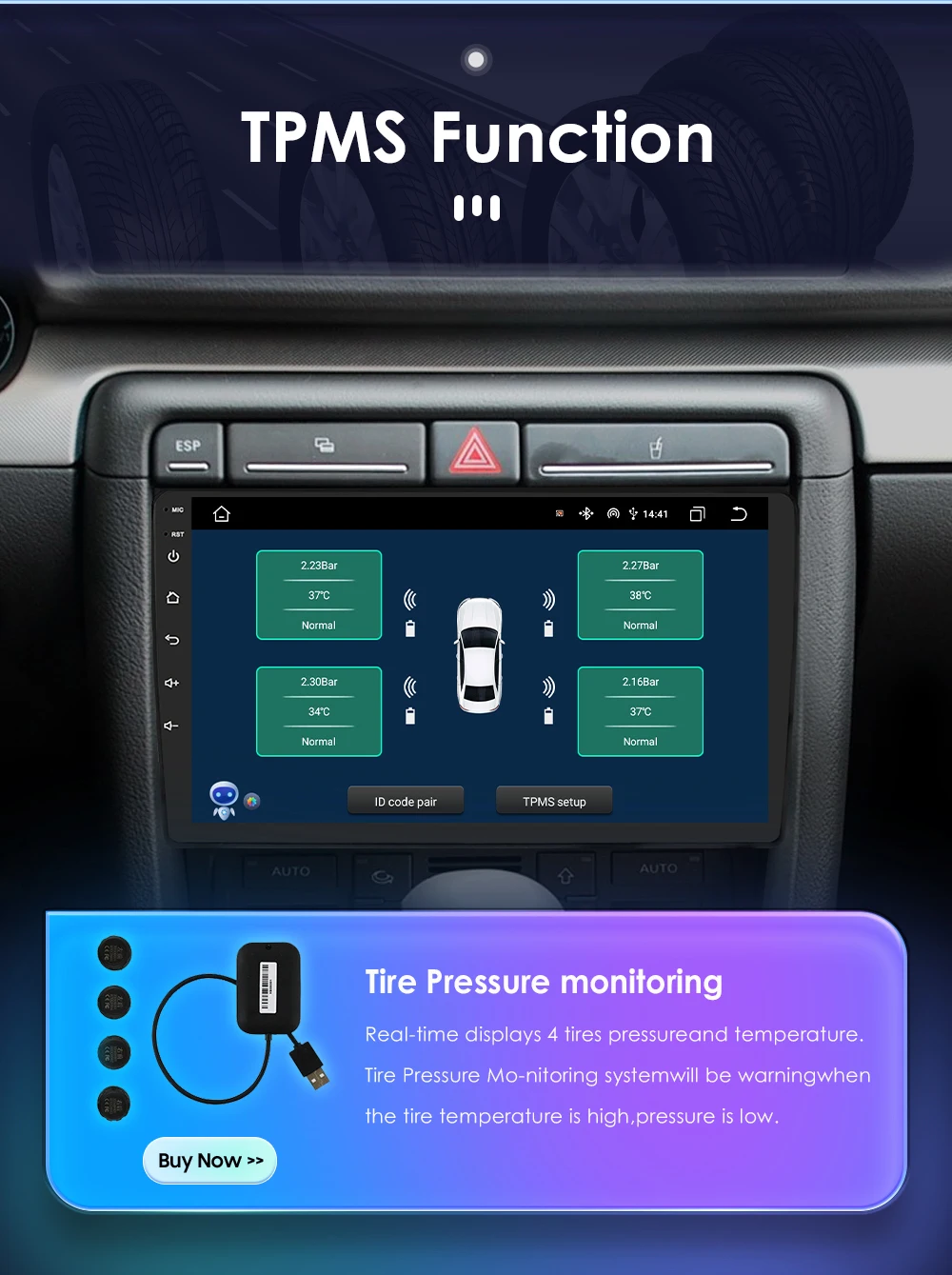 Hizpo AI Voice Radio For Audi A4 2000-2009 S4 B6 B7 RS4 Seat Exeo RS4 Car Multimedia GPS 2din Wireless CarPlay Android Auto 7862