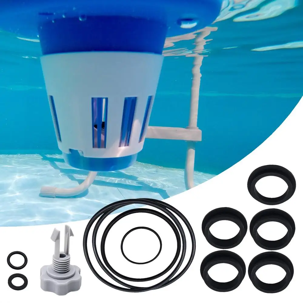 Sand Filter Parts 12-Piece Sand Filter Pump Replacement O-Ring Sand Filter Seal Gasket Parts Pool Filter Pump Repair Air Release