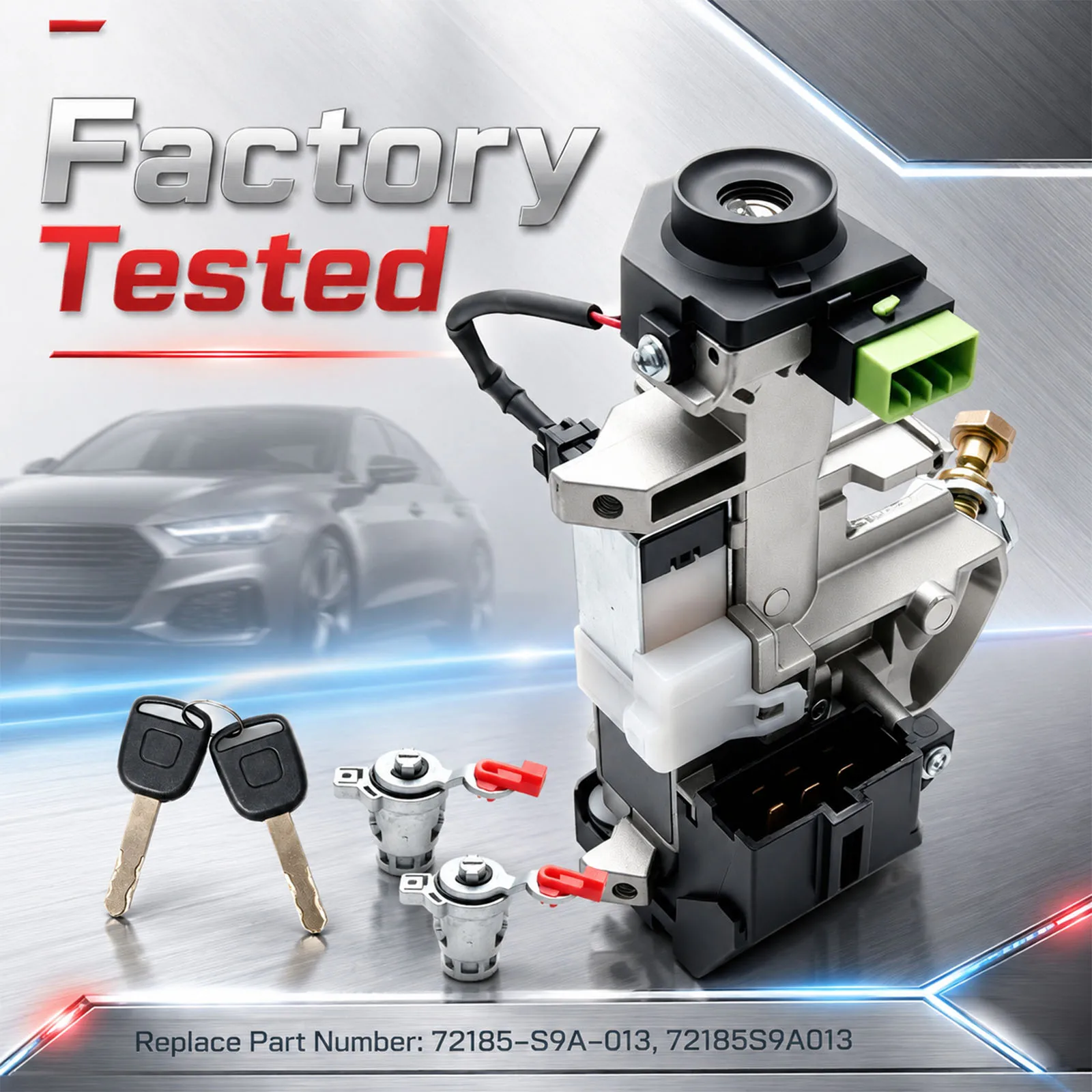 1 Set 72185-S9A-013 For Honda Car Ignition Switch Cylinder Door Lock LH RH With Keys For Honda CR-V Civic Element Auto Accessory