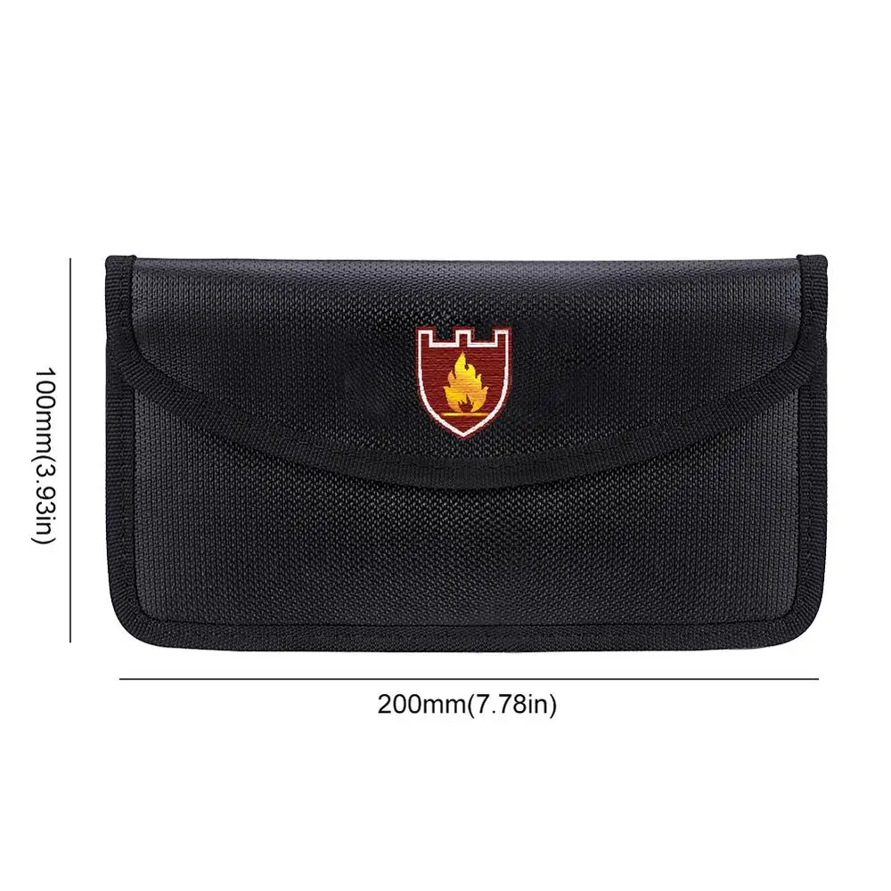Fireproof Waterproof Document Envelope File Folder Cash Pouch Portable Fireproof Money Bag Safe Bag For Home