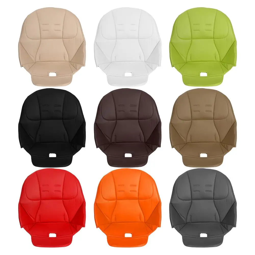Dining Chair Cushion Kids Stay In Place Backing Seat Pad Cushion Leather Anti-Scratch Easy Clean Chair For Antilop High Chair