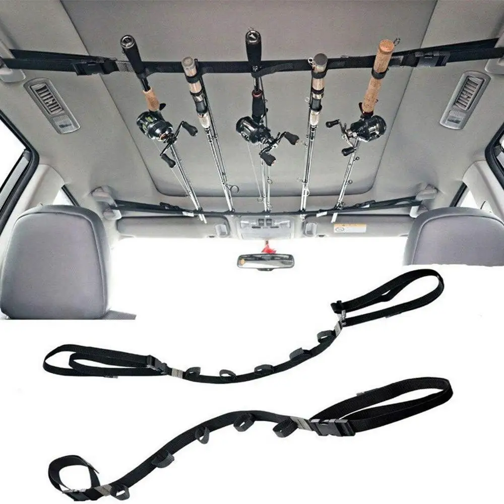 Fishing Pole Rack For Truck Fishing Pole Rack Roof Rack Fishing Pole Storage Organizer Car Rod Holder 5 Rod Capacity Car