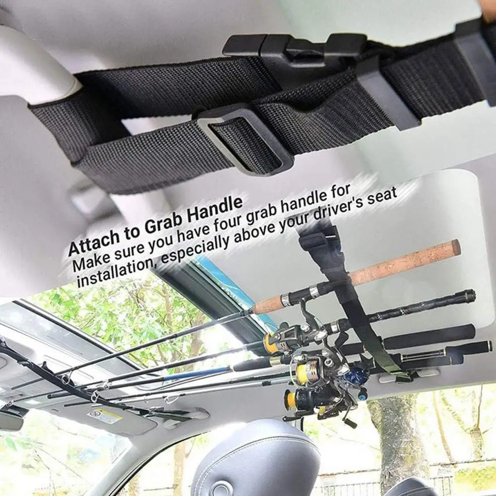 Fishing Pole Rack For Truck Fishing Pole Rack Roof Rack Fishing Pole Storage Organizer Car Rod Holder 5 Rod Capacity Car