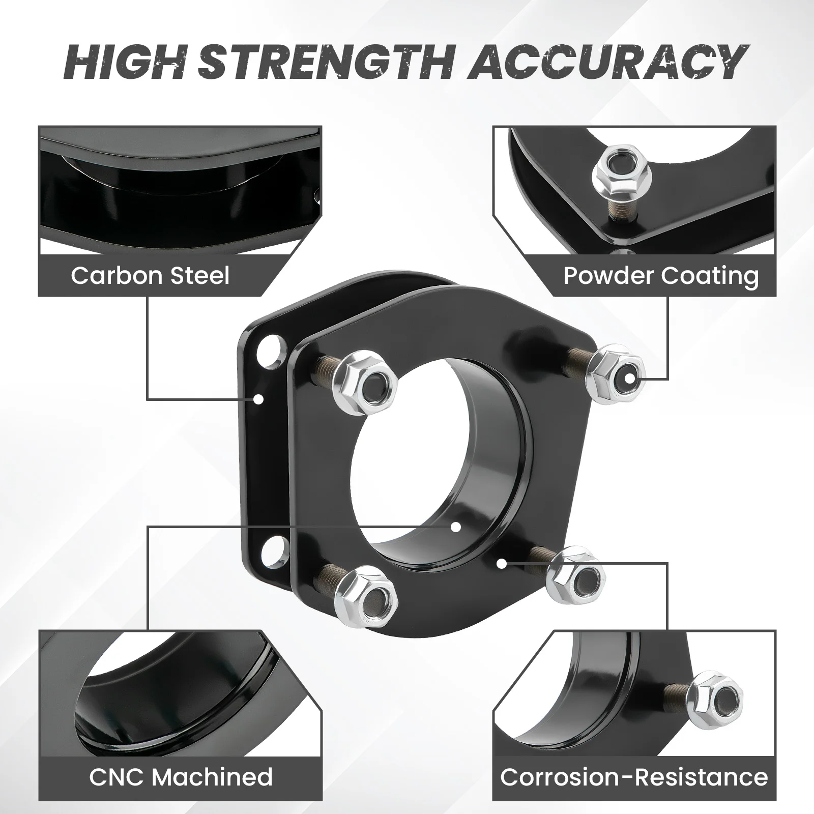 3" Front 3'' Rear Lift Leveling Kit For Jeep Grand Cherokee WK 2005 2006-2010