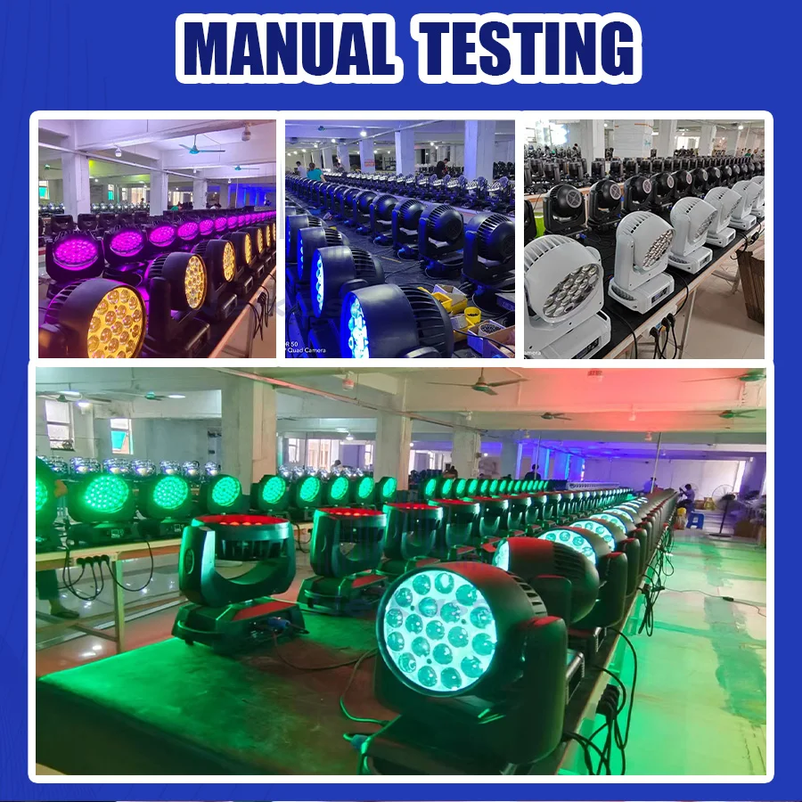 LED Lights Wash Zoom 36x18W RGBWA+UV 36x12W RGBW Moving Head Lighting With Flycase For Professional DJ Equipment