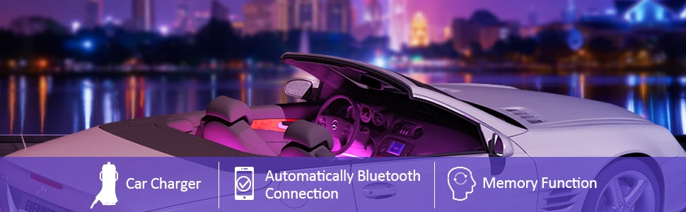 Led Interior Rock Car Lights RGB LED Car lamp Strip Sync to Music Waterproof 4pcs 48 with Bluetooth App Control Auto Decoration