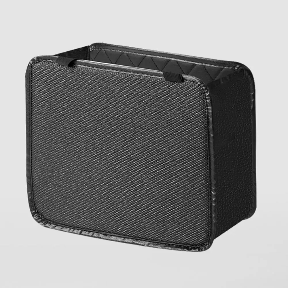 Car Backseat Organizer Leather Pu Leather Car Seat Storage Bag Strong Weight-Bearing Organizer With Cup Holders Multifunctional