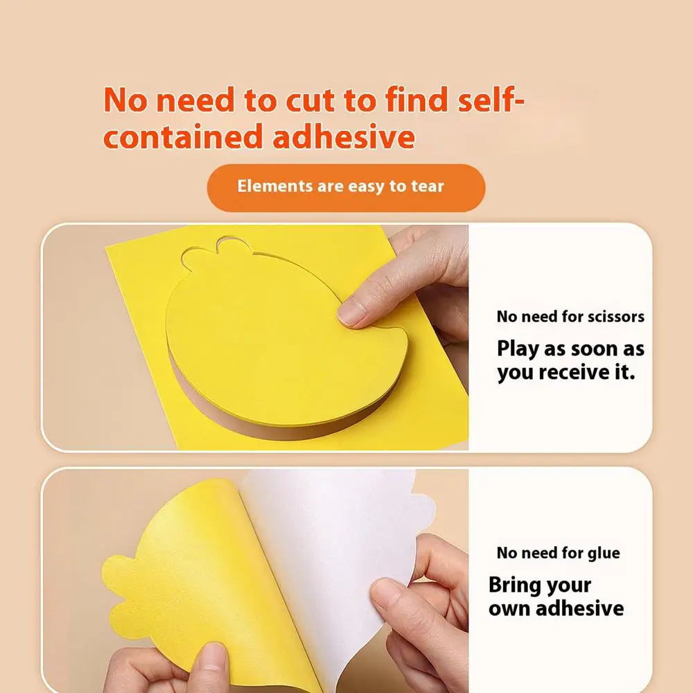 3D EVA Foam Sticker Toddler Kids Art Craft Kits Interactive Handmade Crafts Learning Toy For Kids Kindergarten Education