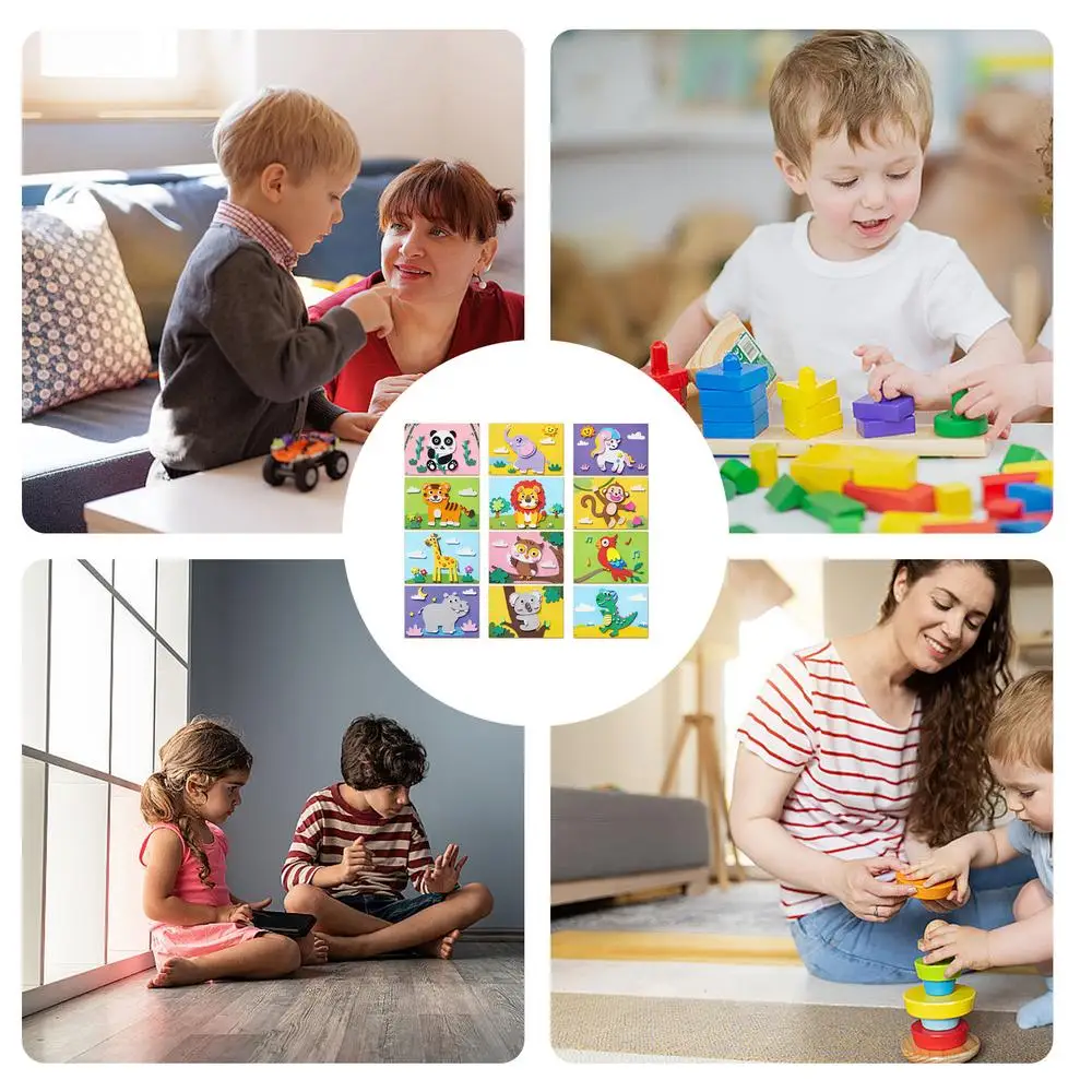 3D EVA Foam Sticker Toddler Kids Art Craft Kits Interactive Handmade Crafts Learning Toy For Kids Kindergarten Education