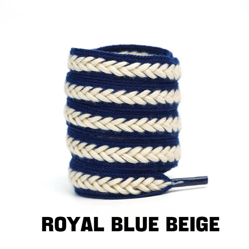 1Pair Sneakers Flat Shoelace Fashion Wheat Shoelaces 1.5cm Widen Brand Cotton Laces for Shoes 100/120/140/160CM Shoestrings