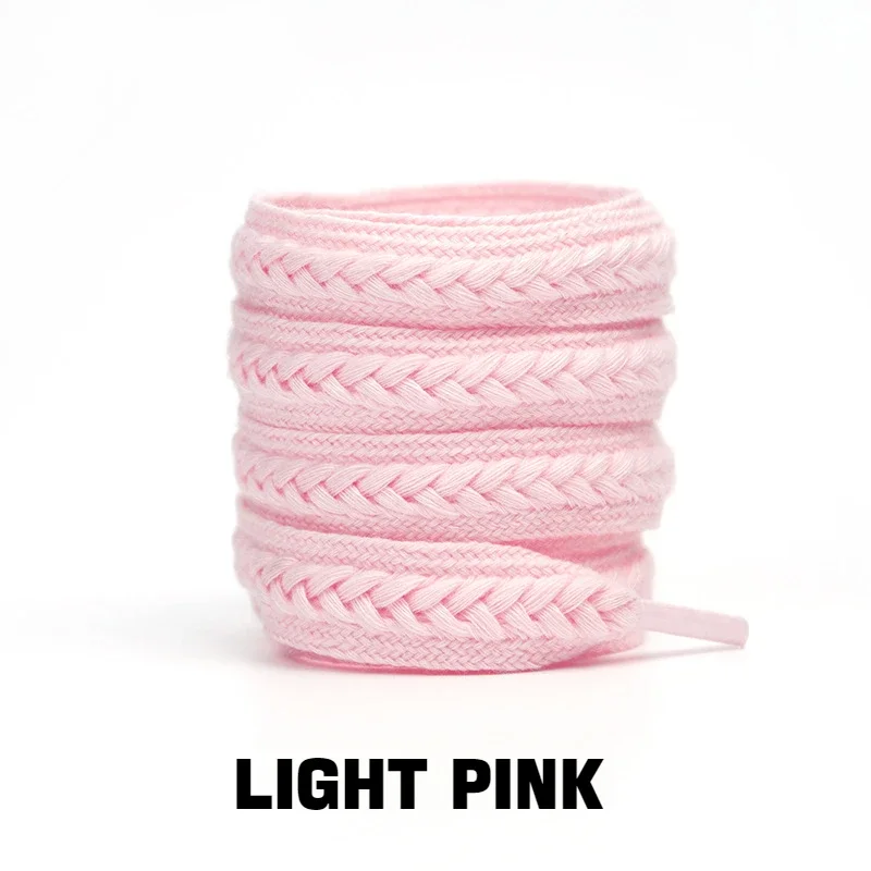 1Pair Sneakers Flat Shoelace Fashion Wheat Shoelaces 1.5cm Widen Brand Cotton Laces for Shoes 100/120/140/160CM Shoestrings