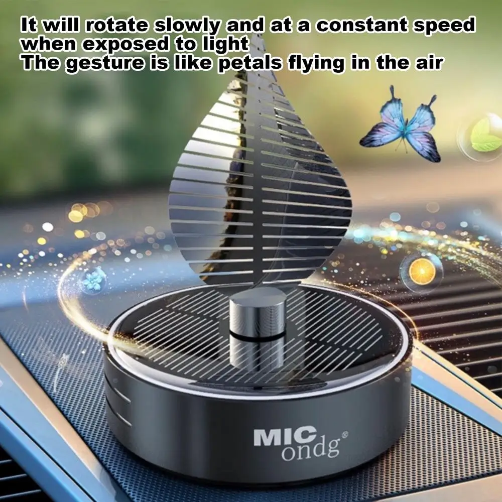 Solar-Powered Car Air Fresheners long-lasting Car Scent Diffuser Eco-Friendly Aromatherapy Car Decorations Accessories