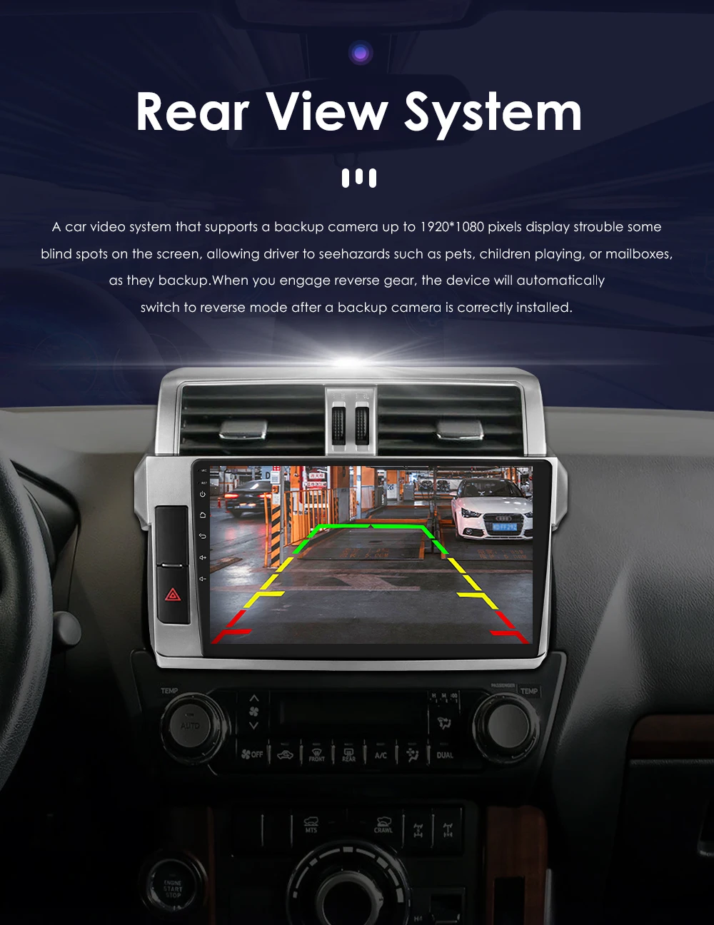 Hizpo Car Multimedia Navigation For Toyota Land Cruiser Prado 150 2013-2017 Radio 2 din Android Autoradio CarPlay Stereo 8+128G