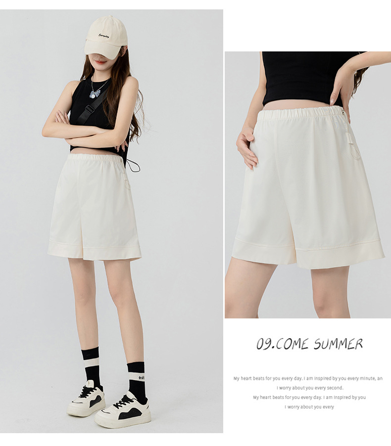Summer Maternity Belly Short Pants Pregnant Women Shorts Pregnancy Short Trousers Adjustable Belly Clothes Korean Style