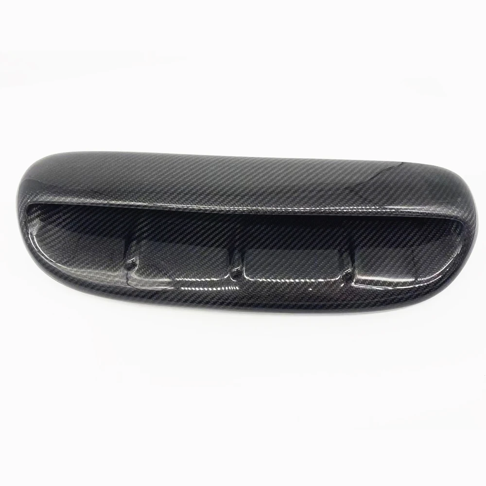For Mini Cooper S R53 R50 2002-2006 2-Door Front Engine Air Vent Trim Cover Carbon Fiber Car Upper Hood Bonnet Scoop Outlet Cap