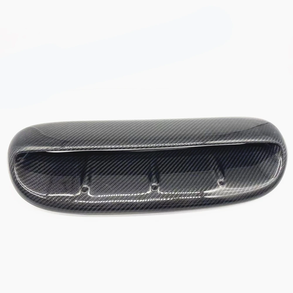 For Mini Cooper S R53 R50 2002-2006 2-Door Front Engine Air Vent Trim Cover Carbon Fiber Car Upper Hood Bonnet Scoop Outlet Cap